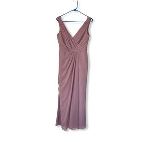 David’s Bridal Mesh Pink Dress Size 4